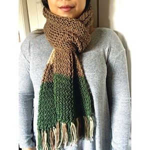 Handmade stripe scarf